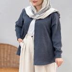 تصویر  مانتو شانتون جلودکمه