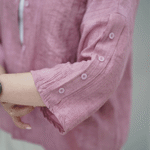 تصویر  شومیز گازوئیلی آستین دکمه