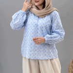 تصویر  شومیز خامه دوزی جلوبسته