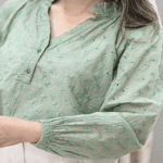 تصویر  شومیز خامه دوزی جلوبسته