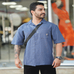 تصویر  پیراهن لینن مردانه