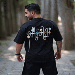 تصویر  تیشرت مردانه پشت چاپ