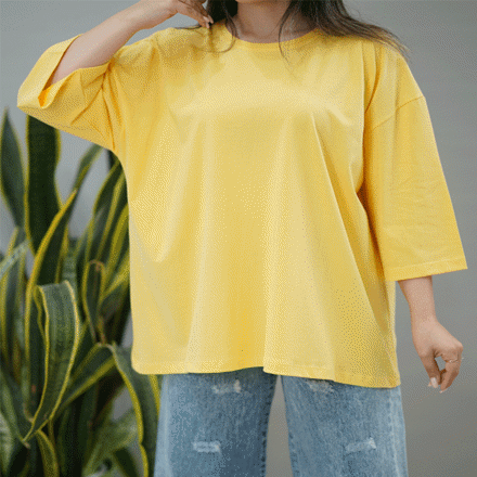 تصویر  تیشرت باکسی بیسیک