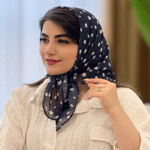 تصویر  مینی اسکارف بابونه