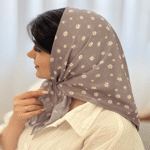 تصویر  مینی اسکارف بابونه