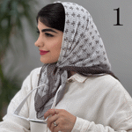 تصویر  مینی اسکارف پاپیون