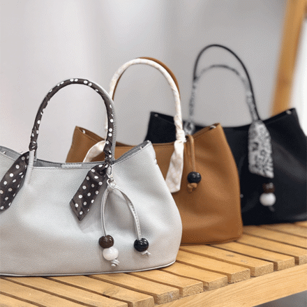 تصویر  کیف دخترانه مهره دار