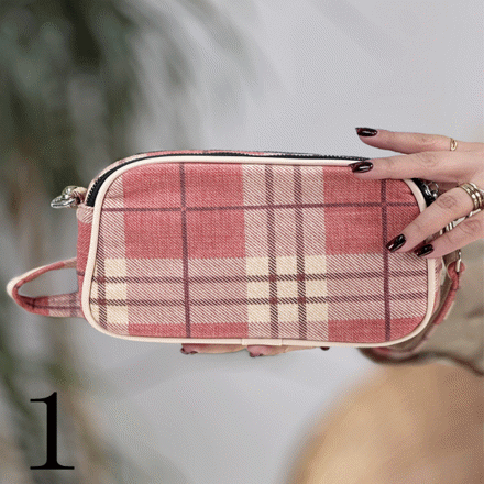 تصویر  کیف چهارخونه