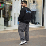 تصویر  دورس گلدوزی جین مردانه