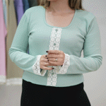 تصویر  بلوز فانریپ گیپوری