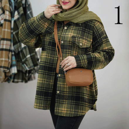 تصویر  شکت چهارخونه 2جیب