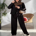 تصویر  کت کراپ و شلوار