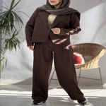 تصویر  کت کراپ و شلوار