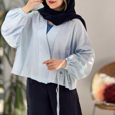 تصویر  شومیز بغل بندی