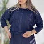 تصویر  شومیز مراکشی یقه قایقی