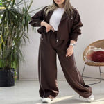 تصویر  سویشرت و شلوار گتردار