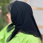 تصویر  مینی اسکارف توری مخمل