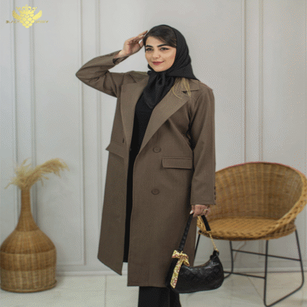 تصویر  مانتو کتی بلند