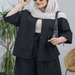 تصویر  شومیز لینن آستین پاکتی
