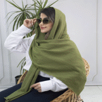 تصویر  شال پفکی لمه