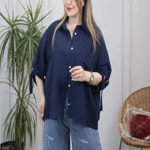 تصویر  شومیز تک جیب پاگن دار