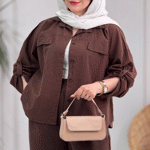 تصویر  شومیز لینن جیب نما
