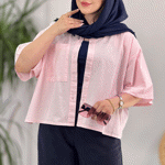 تصویر  شومیز لینن باکسی