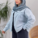 تصویر  شومیز لینن دو جیب