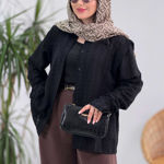 تصویر  شومیز آستین کشی کمر دار